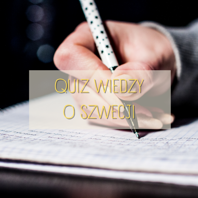 Quiz wiedzy o Szwecji