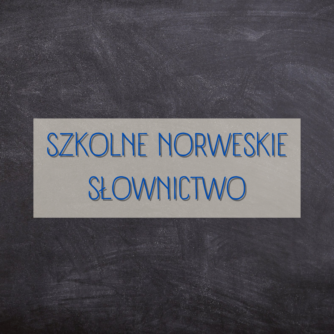 szkolne norweskie słownictwo