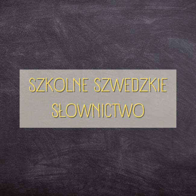 słówka tematyczne kursy indywidualne szwedzki