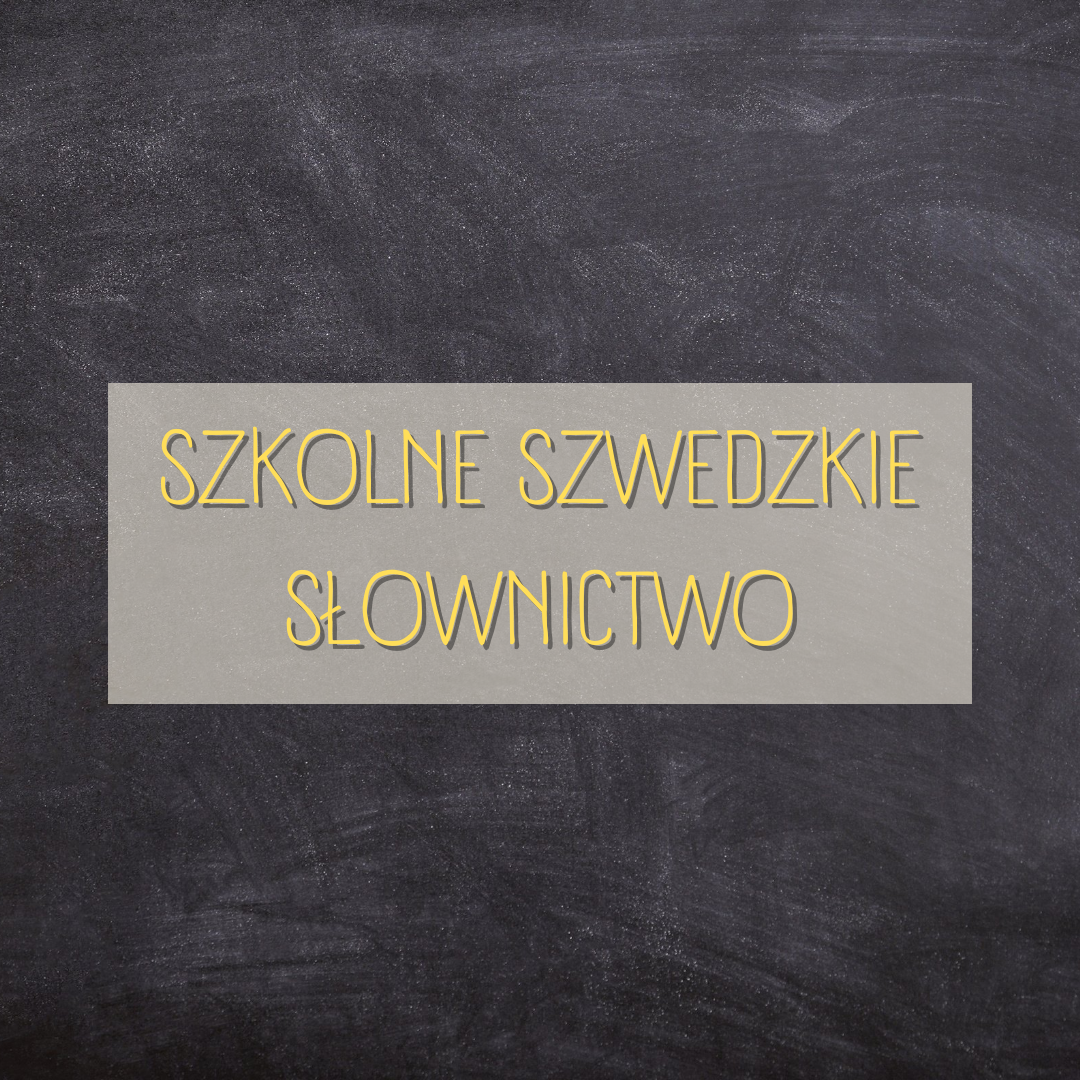 słówka tematyczne kursy indywidualne szwedzki
