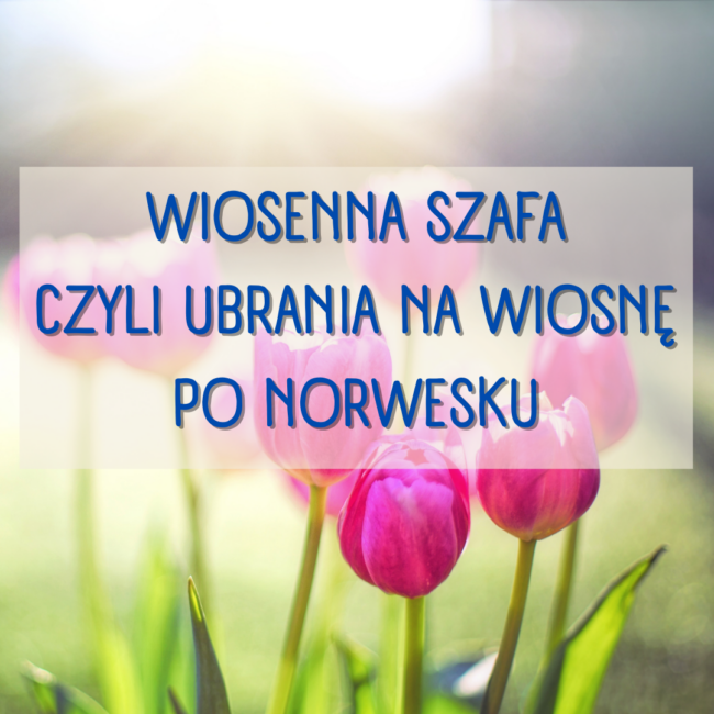 Ubrania wiosna norweski