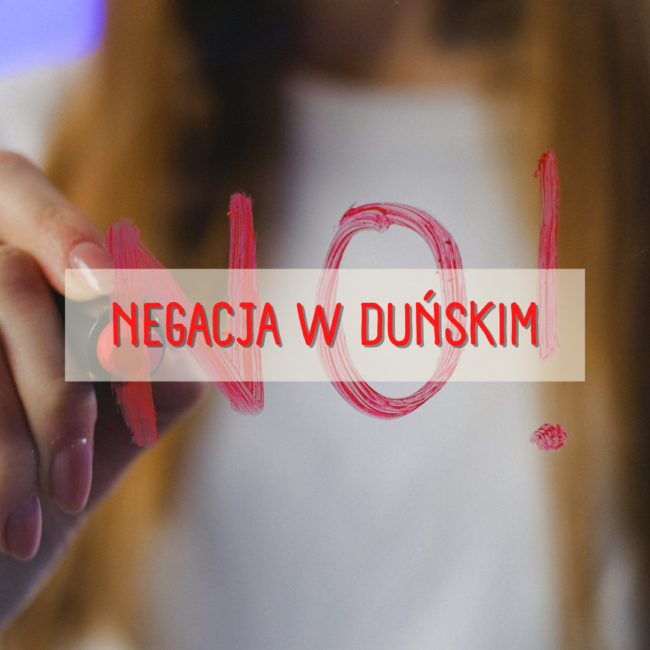 negacja w duńskim