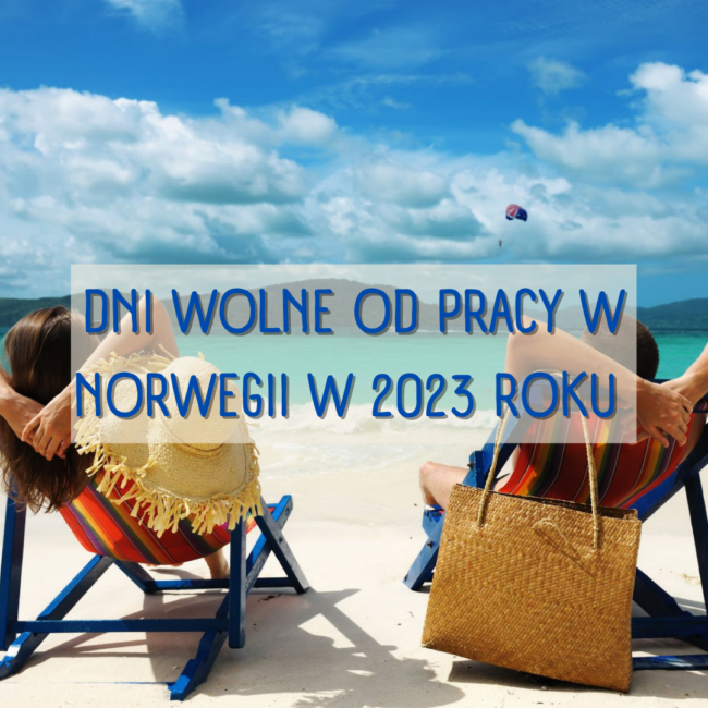 Dni wolne od pracy w Norwegii w 2023 roku