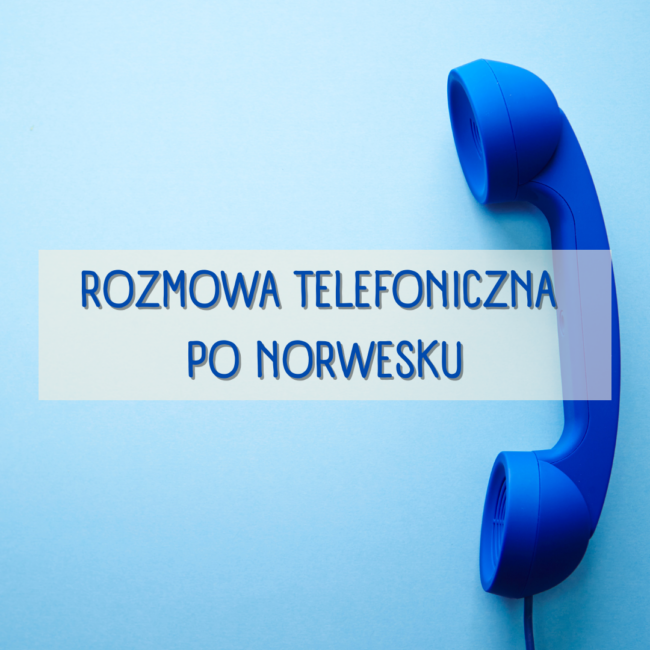Rozmowa telefoniczna po norwesku