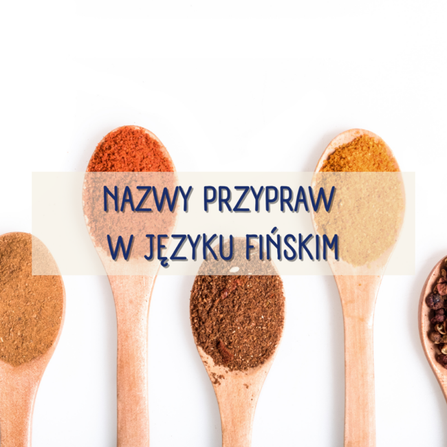 Nazwy przypraw w języku fińskim