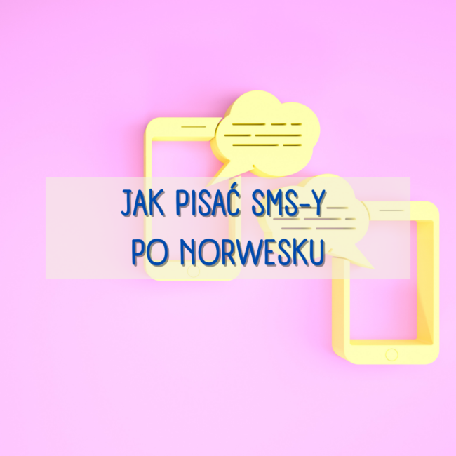 Jak pisać smsy po norwesku