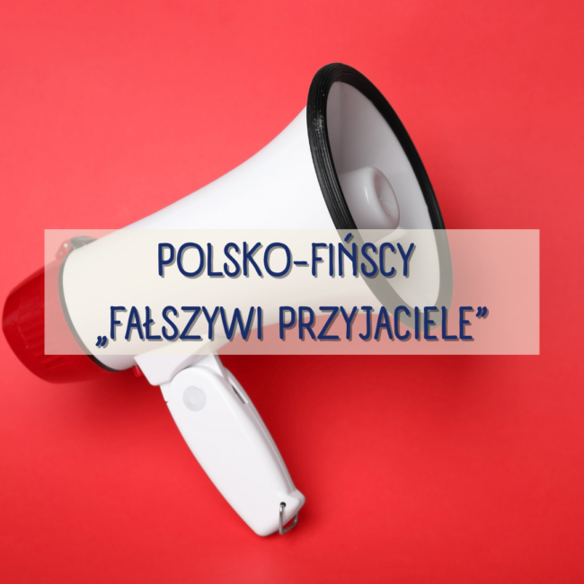 Polsko-fińscy "fałszywi przyjaciele"